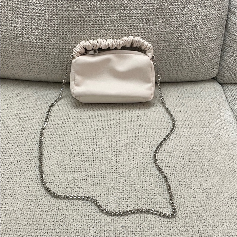 ASOS Elegant Cream Women's Bag with Chain Strap